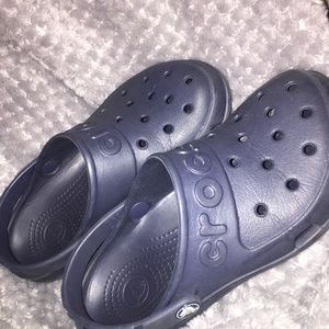 Navy blue crocs